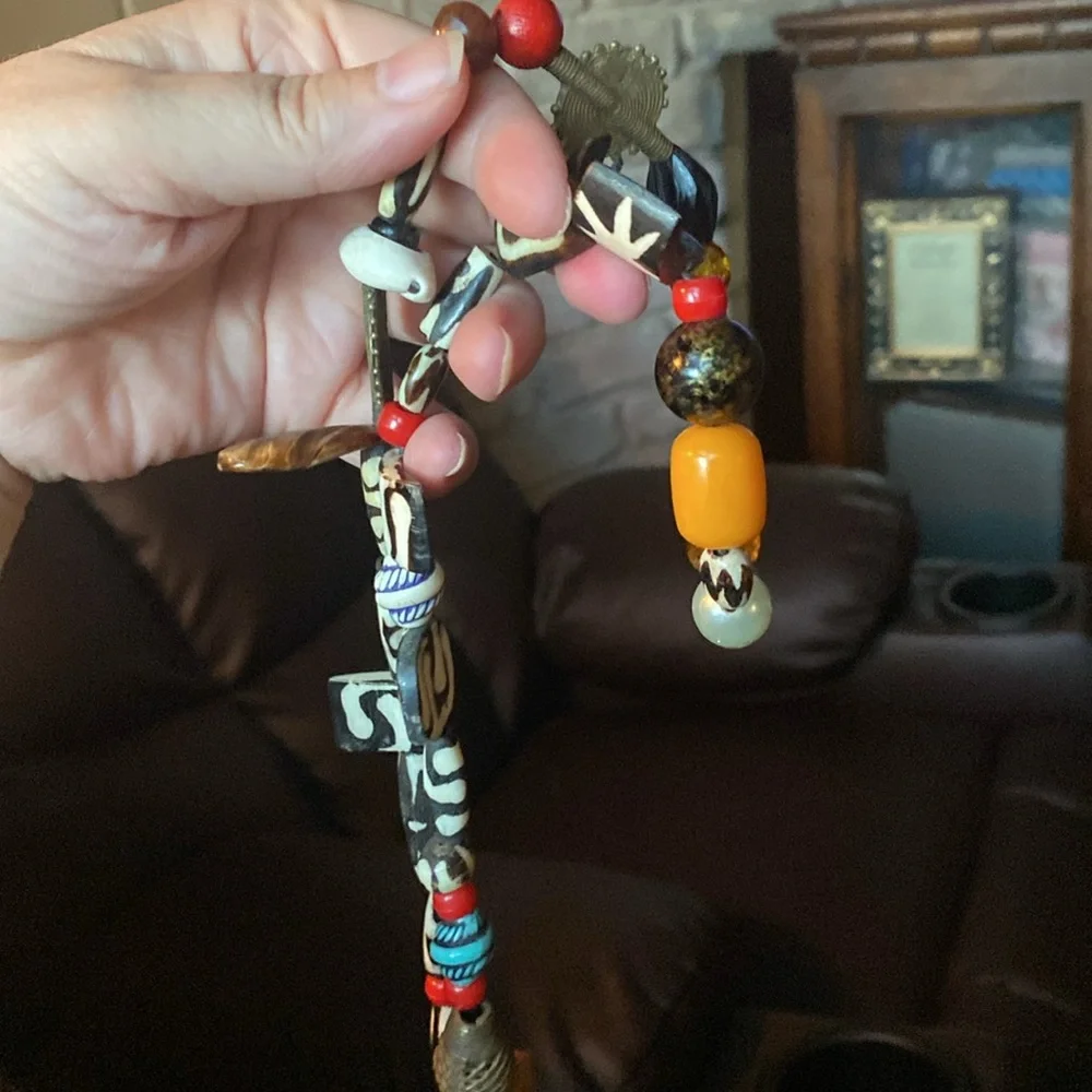 Vintage, amazing, handmade tribal African necklace. (LA) - Picture 14 of 16